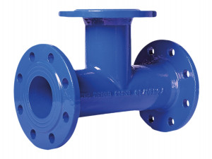 All flanged tee T PN 10/16 ductile