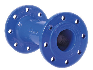 Double flanged pipe FF PN 10/16 ductile