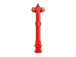 Hydrant nadziemny DN 80 PN 10/16 łamany z podw. zamknięciem sfero